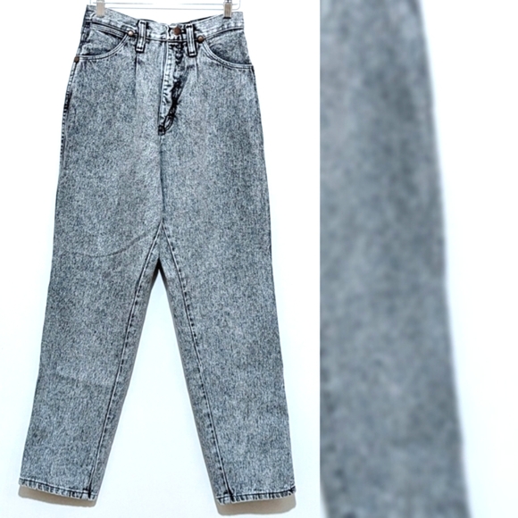 Wrangler | Vintage | High Waisted Acid Wash | Western | Straight Leg | Bohemian - Picture 2 of 8